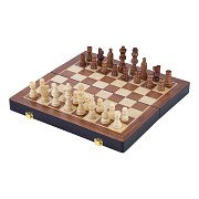 Essenhouten Schaakspel Opklapbaar - 30x30x5,5cm
