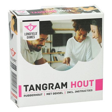 Wooden Tangram in Box - 13x13cm