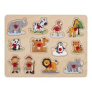 Zoo Knob Puzzle - 12 Teile.
