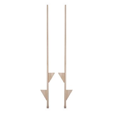 Unfinished Wooden Stilts - 170cm