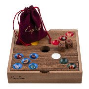 Walnut Wood Gemstone Game - 2 to 6 Players