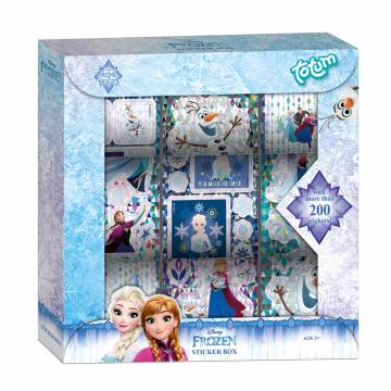 Totum Disney Frozen Stickerbox, 9 Rollen