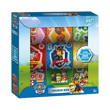 Totum PAW Patrol Stickerbox, 9 Rollen