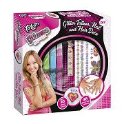 Totum Glamz Glitzer-Tattoos und Haarkreide