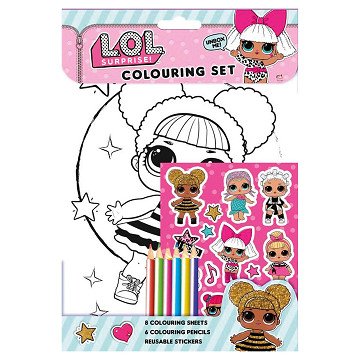 L.O.L. Surprise Kleur- en Stickerset