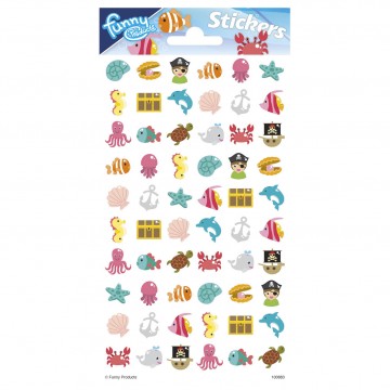 Sticker sheet Puffy - Ocean