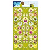 Stickervel met Appelgeur, 50st