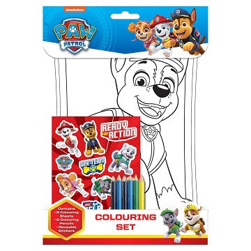 PAW Patrol Kleur- en Stickerset