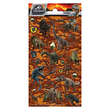 Jurassic World sticker sheet