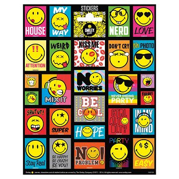 Sticker sheet Smiley World