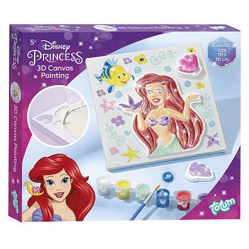 Totum Disney Prinses - Canvas 3D Schilderen