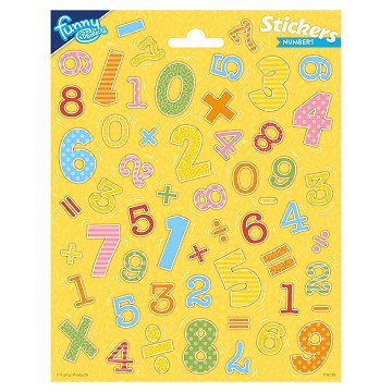 Sticker sheet Numbers