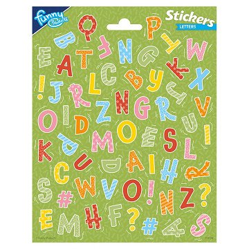 Stickerbogen Buchstaben