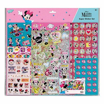 Super-Aufkleber-Set – Minnie Mouse