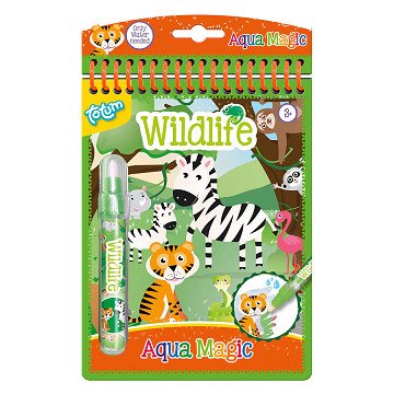 Totum Aqua Magic Wild Life Water Coloring Book