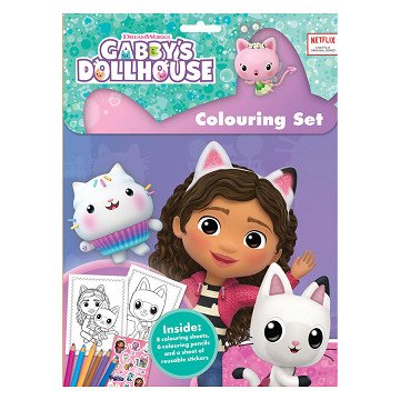 Totum Gabby's Dollhouse Coloring Set