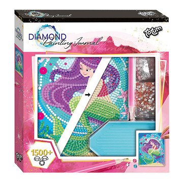 Totum Diamond Painting Notitieboek Zeemeermin 