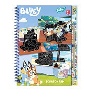 Totum Bluey Rubbelbuch mit 10 Rubbelkarten