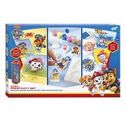 Totum 3in1 PAW Patrol Iron-On, Plaster Casting and Pixel Art Craft Set