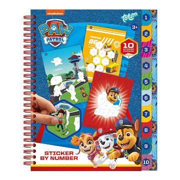 Totum PAW Patrol Aufkleber nach Zahlenbuch