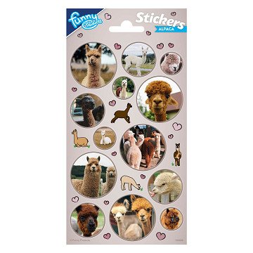 Alpaca sticker sheet