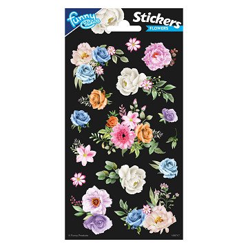 Stickerbogen Blumen