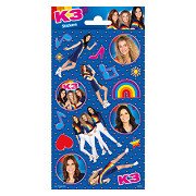 Sticker sheet Glitter K3