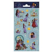 Sticker sheet Glitter Disney Wish