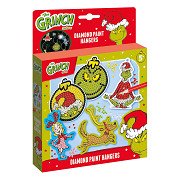 Diamantmalerei-Weihnachtshänger erschaffen den Grinch