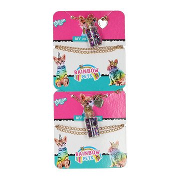 Rainbow Pets BFF Halsketten - 2 Stück.