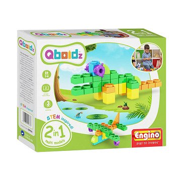 Engino Qboidz Crocodile/Plane, 2in1
