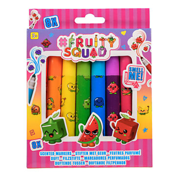 Fruity Squad Pens Broad Point with Fragrance, 8 pcs.