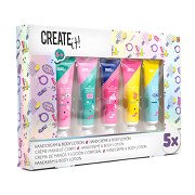 Create It! Poptastic Handcreme & Körperlotion 5er-Pack