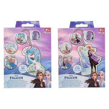 Herstellung von Frozen Diamond Painting-Schlüsselanhängern