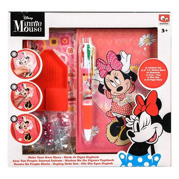 Minnie Mouse Dagboek Ontwerpset met Strass Steentjes