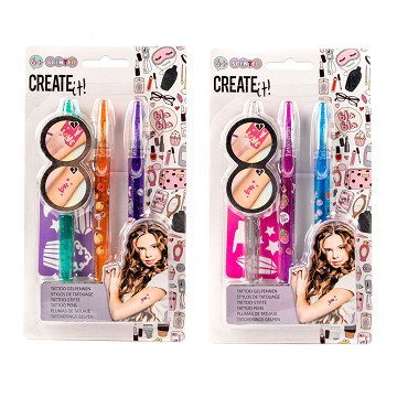 Create it! Tattoo Gel Pens, 3 pcs.