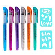 Create it! Beauty Tattoo Gel Pens, 6 pcs.