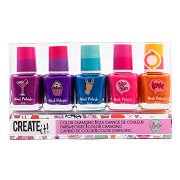 Create It! Beauty Farbwechselnder Nagellack, 5 Stück.