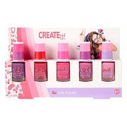 Create It! Nail polish, 5 pcs.