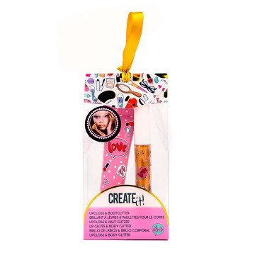 Create it! Beauty Lipgloss & Bodyglitter Goud