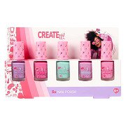 Create It! Nail polish, 5 pcs.