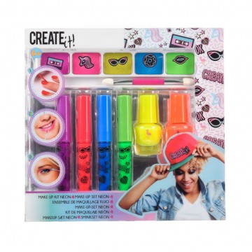 Create it! Make-up Set, 7dlg - Neon & Glitter