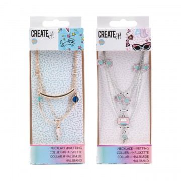 Create it! Necklace 3-Layer Charms