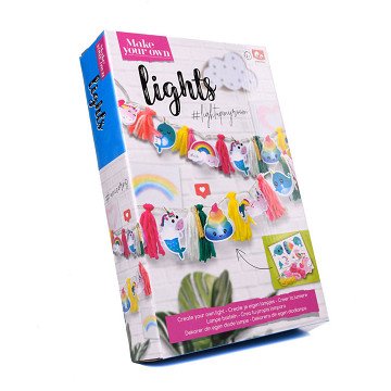 Make your own LED Lights Garland Unicorn