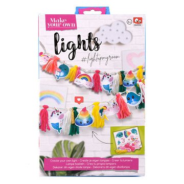 Machen Sie Ihre eigene LED-Lichtergirlande mit Einhorn