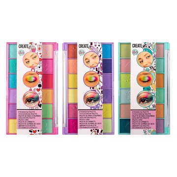 Create It! Beauty-Lidschatten-Palette, 12 Farben!