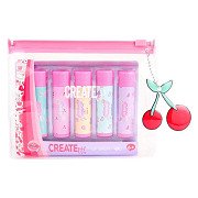 Create It! Beauty Lippenbalsam im Etui, 5 Stk.