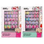 Create it! Beauty Artificial Nails Self-adhesive