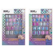 Create it! Mermaid Artificial Nails Self Adhesive