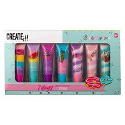 Create it! Beauty Lip Gloss Fragrance & Glitter, 7pcs.